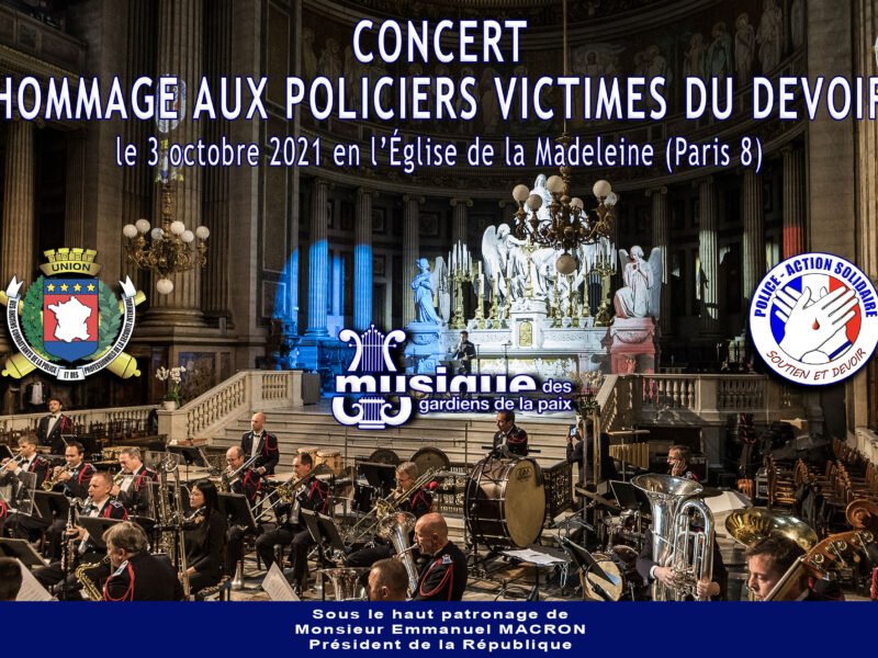 Concert hommage aux policiers Victimes du Devoir 2021
