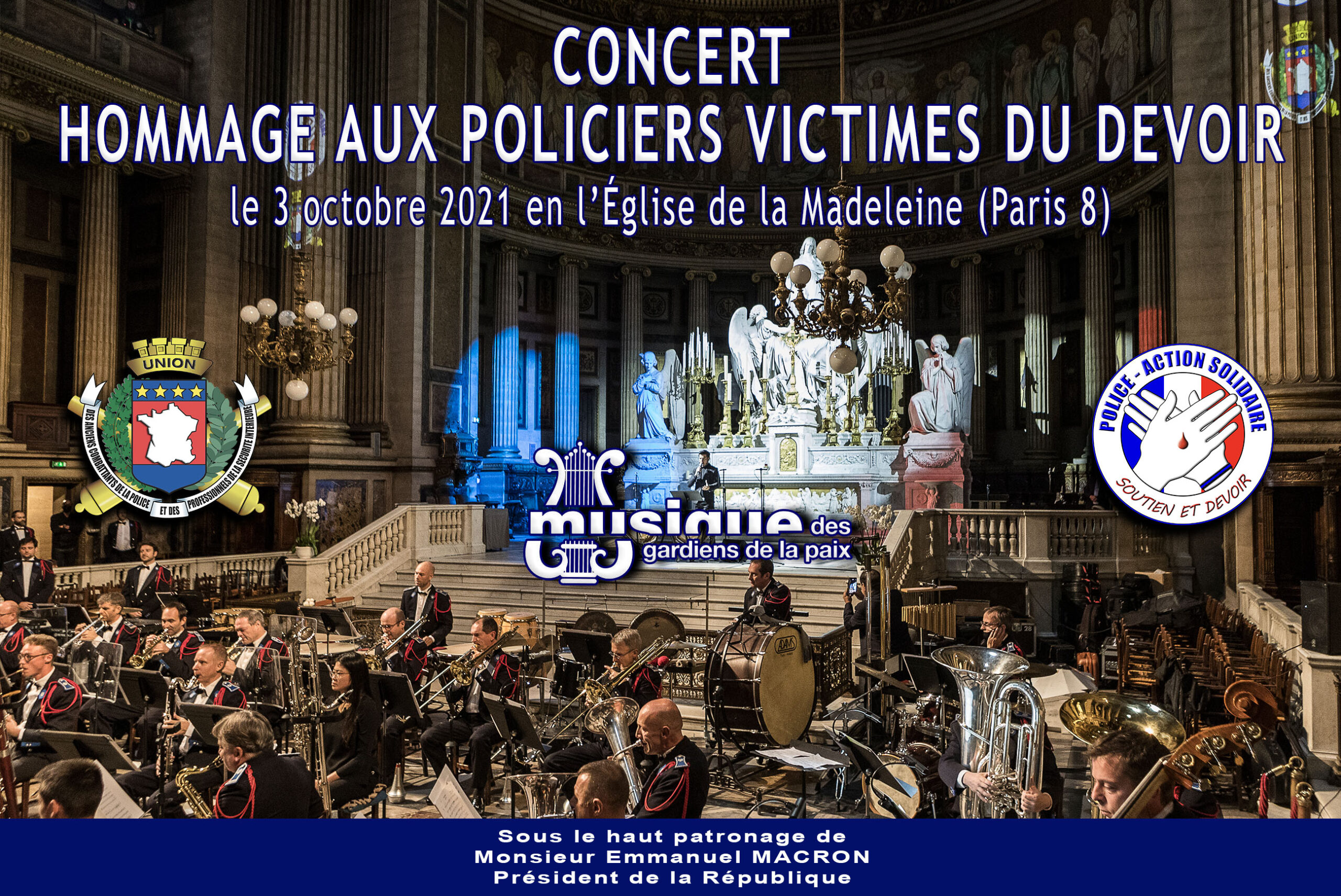 Concert hommage aux policiers Victimes du Devoir 2021